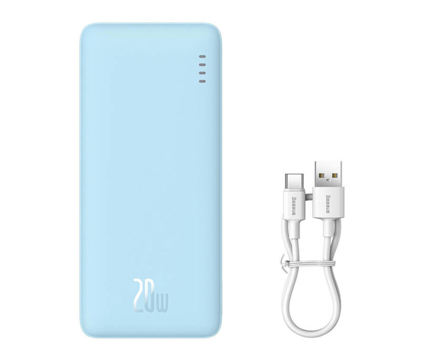 Baseus Airpow PowerBank 10000mAh 20W Blue - 1348190 - zdjęcie